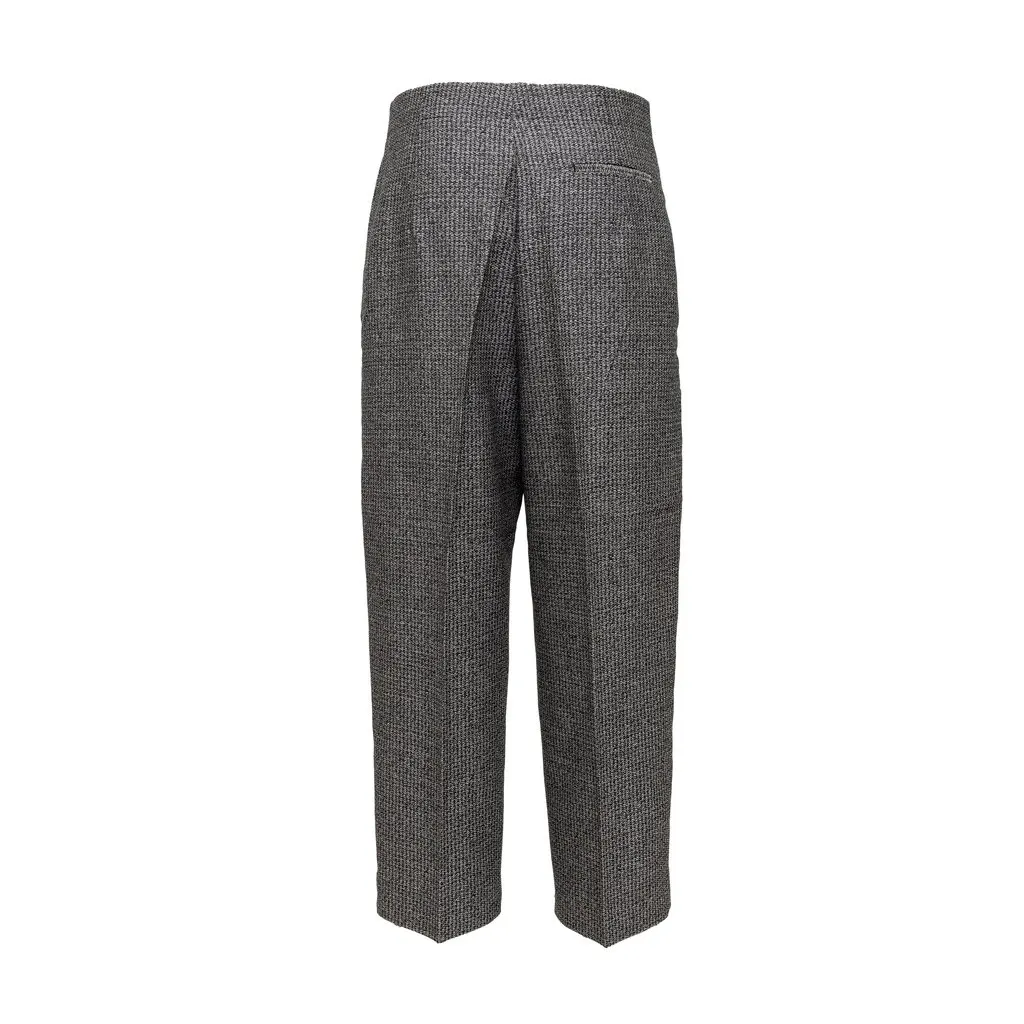 Celine Wool Pants - '10s Black Wool Good - Back View