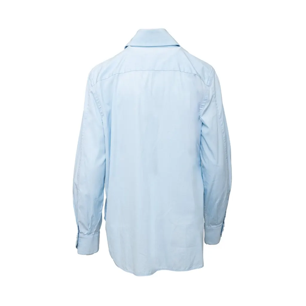 Gianfranco Ferré Double Button Shirt - '00s Red Cotton Good - Back View