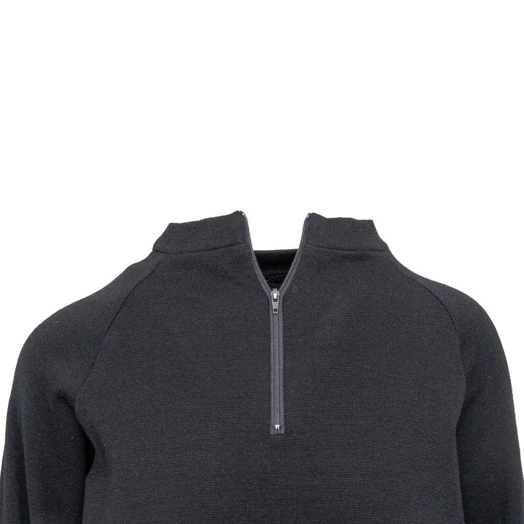 Yohji Yamamoto Sweater - '00s Black Wool Good - Box View