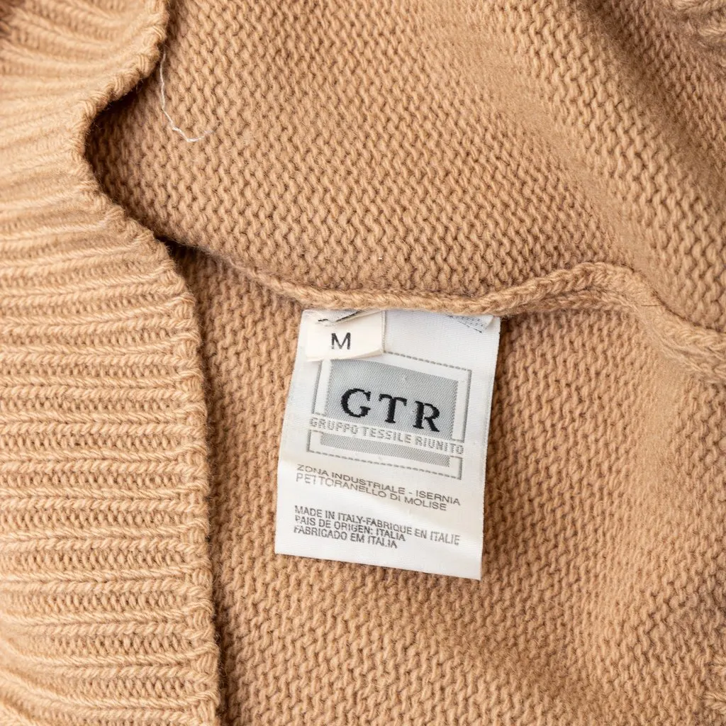 Helmut Lang Knitted Sweater - '90s Beige M Wool | Pre-Owned