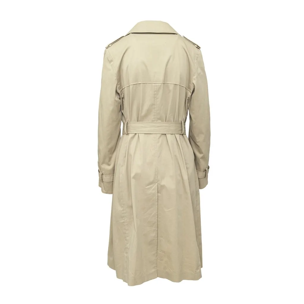 Maison Margiela Trench Coat - '10s Red Cotton Good - Back View