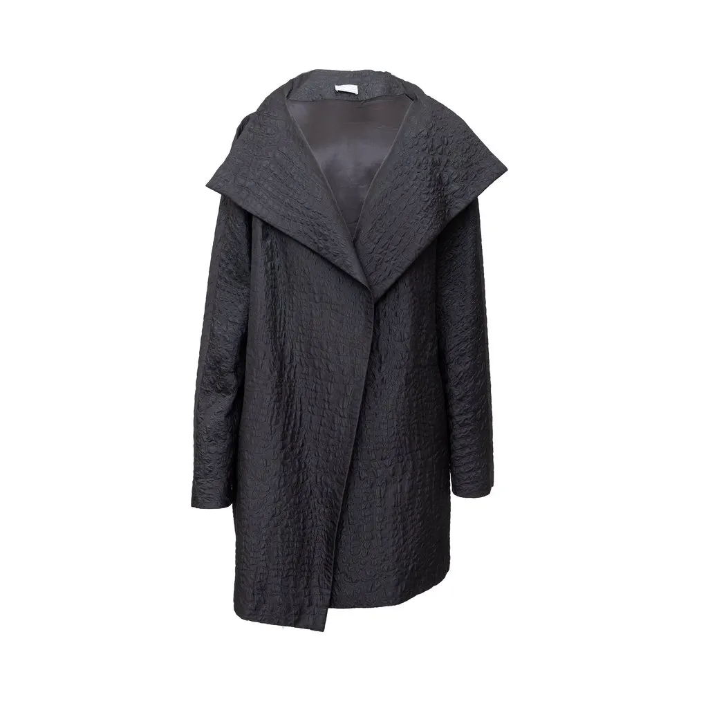 Unsigned Textured Jacket - '10s Red Silk Good - Front View