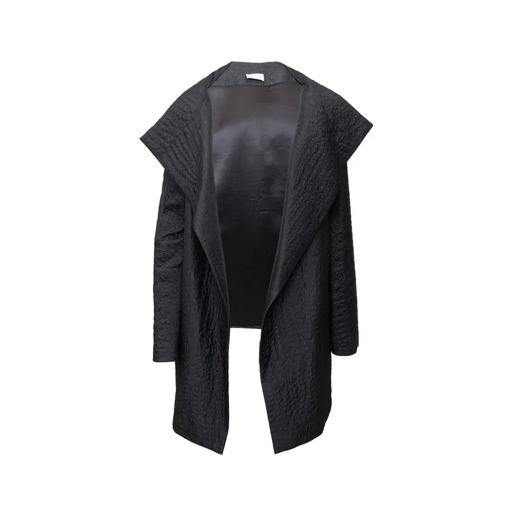 Unsigned Textured Jacket - '10s Red Silk Good - Back View