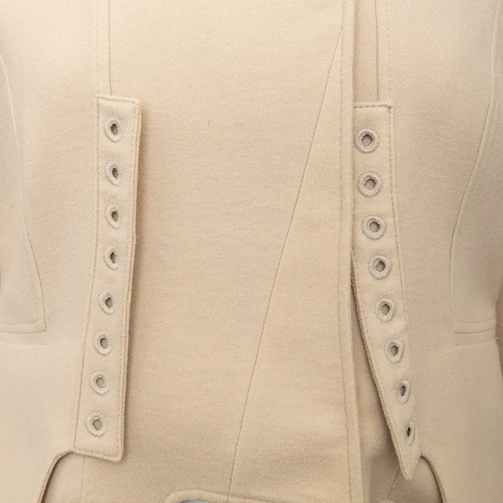 Givenchy Wool Jacket - '10s MultiColor Wool Good - Inside View