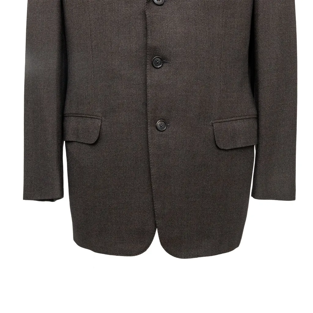 Zegna Wool Jacket - '10s Black Wool Good - Model View