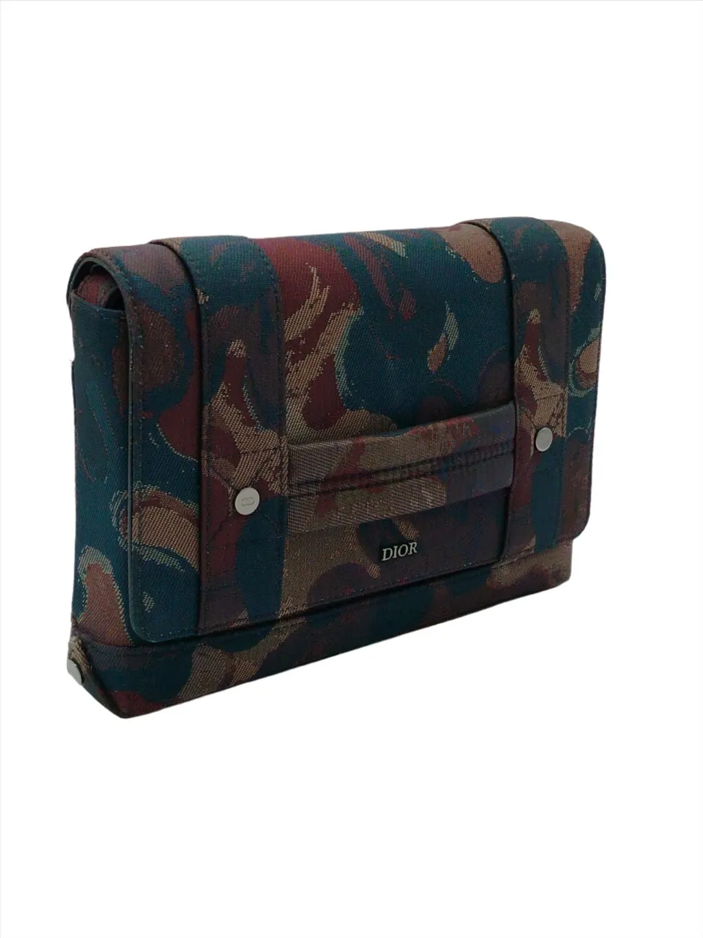 Dior Peter Doig Brown Shoulder Bag - '10s Brown Canvas Good - Back View