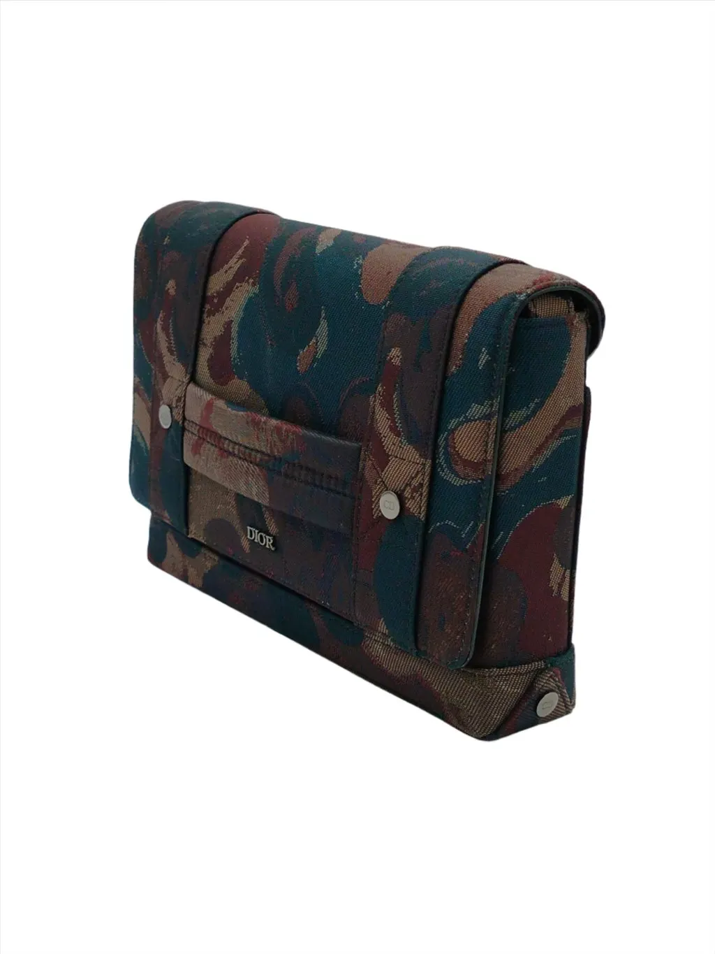 Dior Peter Doig Brown Shoulder Bag - '10s Brown Canvas Good - Inside View