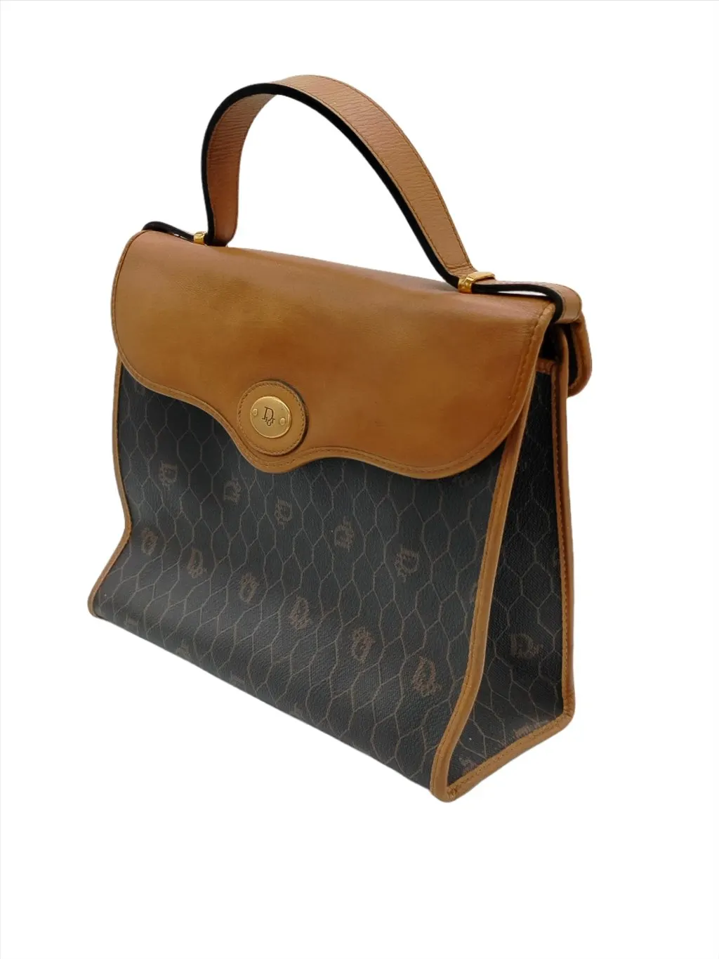 Dior Vintage Crossbody Bag by Mark Bohan - '80s Red Canvas Good - Back View