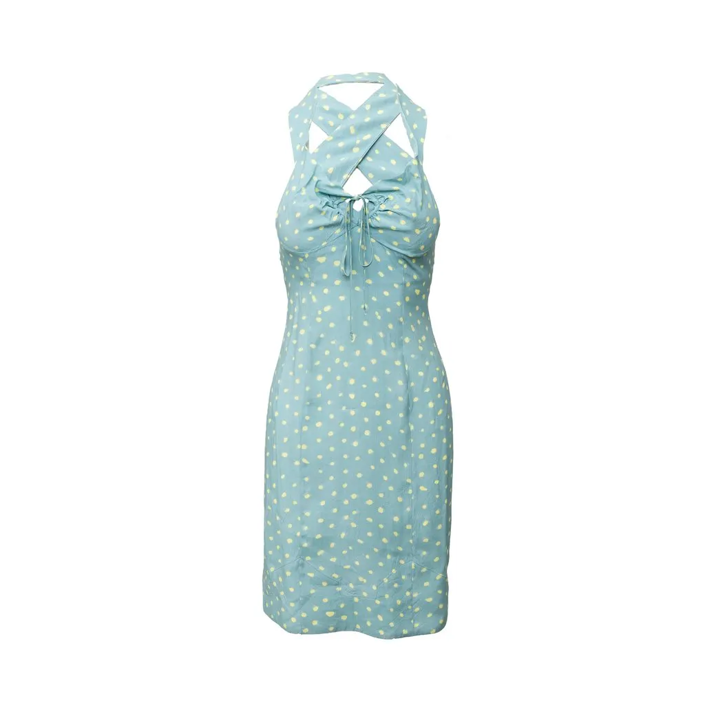 Vivienne Westwood Label Polka Dot Dress - '10s Red Good - Front View