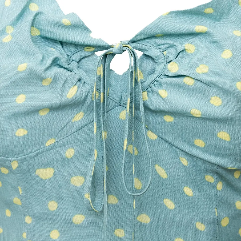 Vivienne Westwood Label Polka Dot Dress - '10s Red Good - Inside View