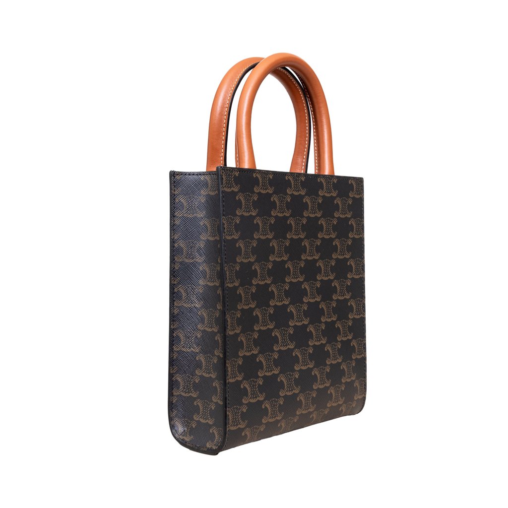 Celine Mini Vertical Cabas Tote - '20s Red Mini Canvas
