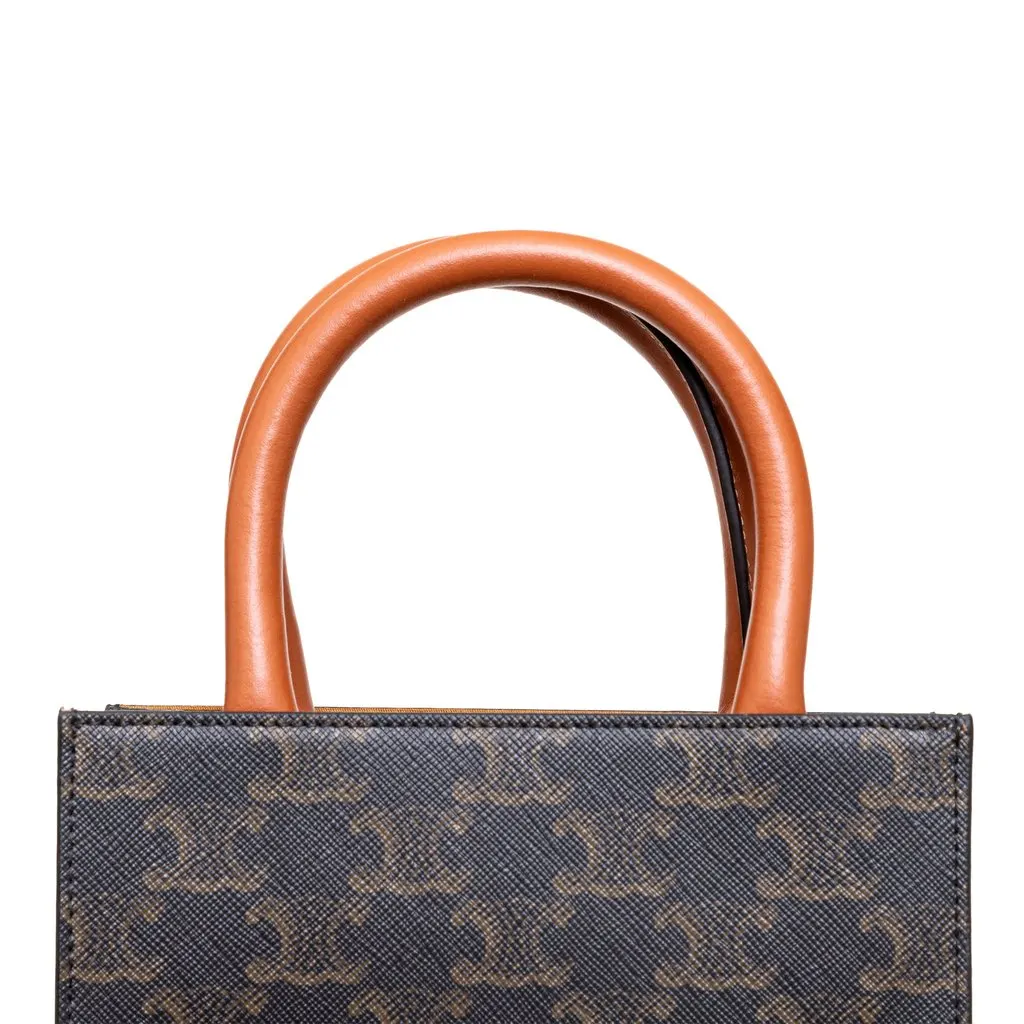Celine Mini Vertical Cabas Tote - '20s Red Canvas Good - Box View