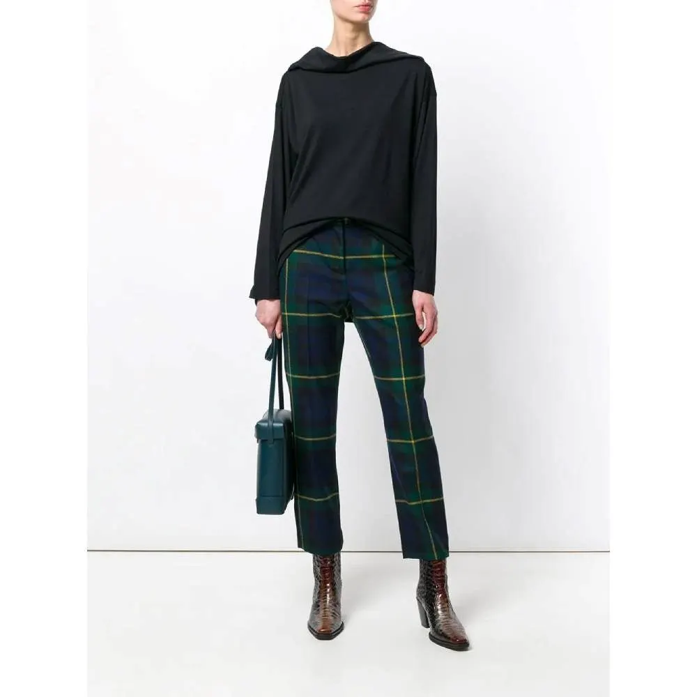 Comme des Garçons Black Wool Blouse - '90s Black Wool Good - Back View