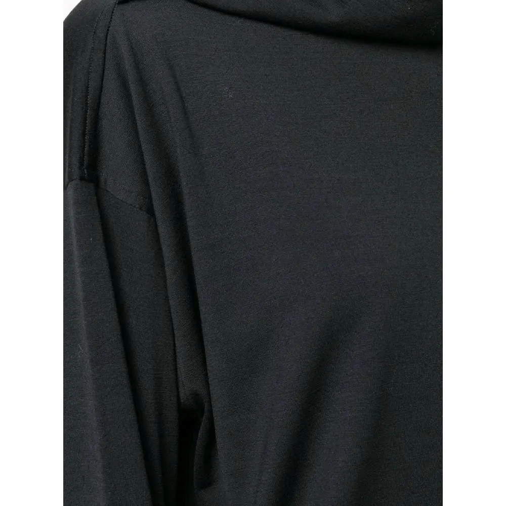 Comme des Garçons Black Wool Blouse - '90s Black Wool Good - Box View