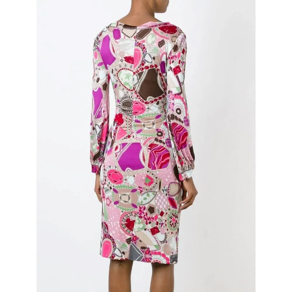 Missoni Pink and Multicolor Dress - 2000s Pink Good - Inside View