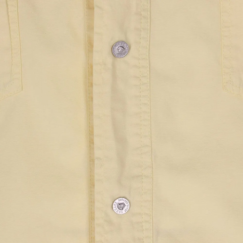 Versace Yellow Cotton Shirt - '90s Yellow Cotton Good - Box View