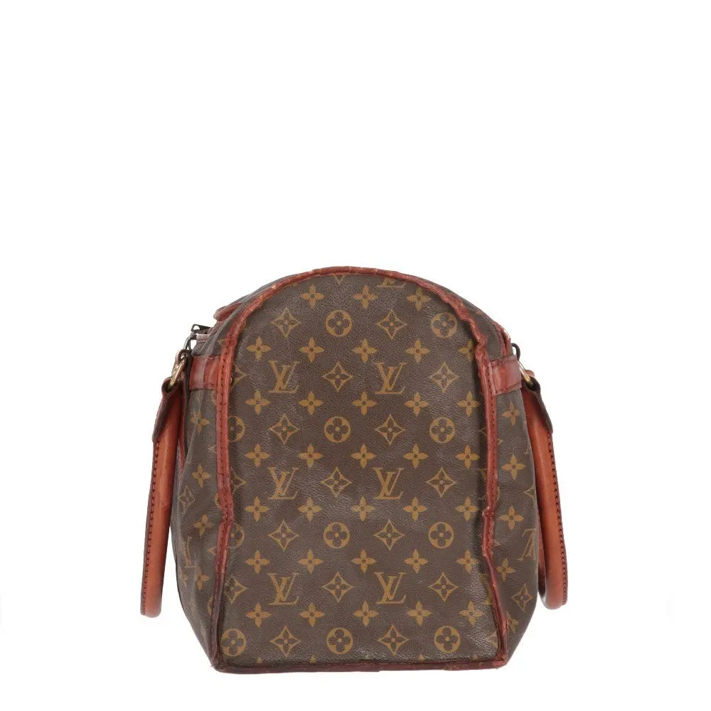 Louis Vuitton Monogram Hand Luggage - '70s Brown Canvas Good - Inside View