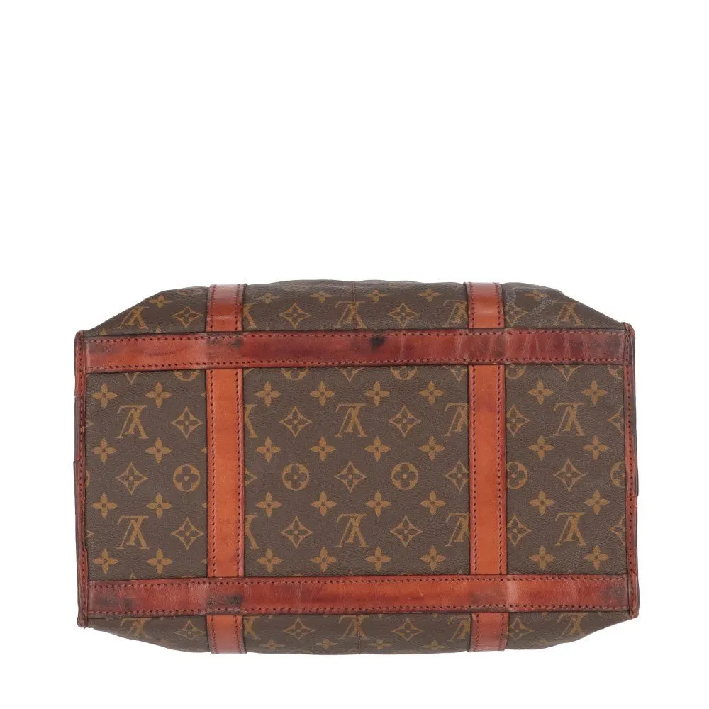 Louis Vuitton Monogram Hand Luggage - '70s Brown Canvas Good - Box View