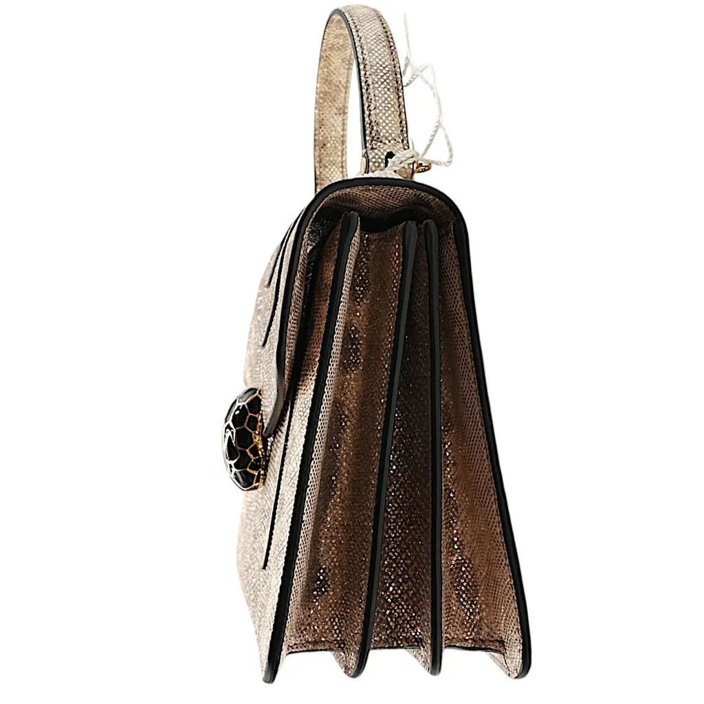 Bulgari Serpenti Forever Crossbody Bag - '20s Red Leather Good - Inside View