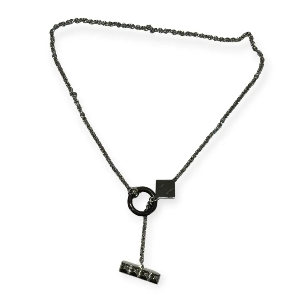 Hermès Medor XO Necklace - '20s Red Lace Good - Back View
