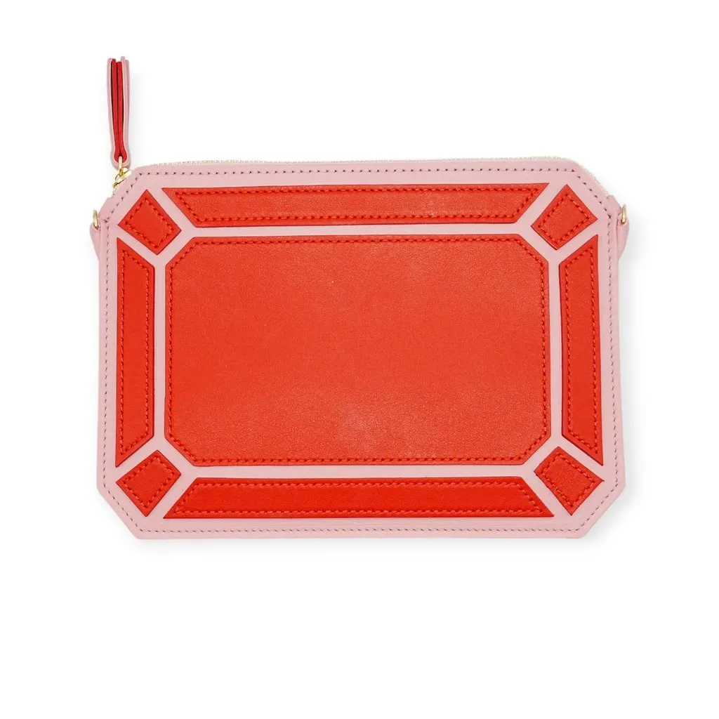 Dior Pink Portfolio Shoulder Bag - '20s Pink Leather Good - Back View