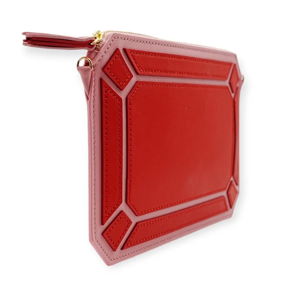 Dior Pink Portfolio Shoulder Bag - '20s Pink Leather Good - Inside View