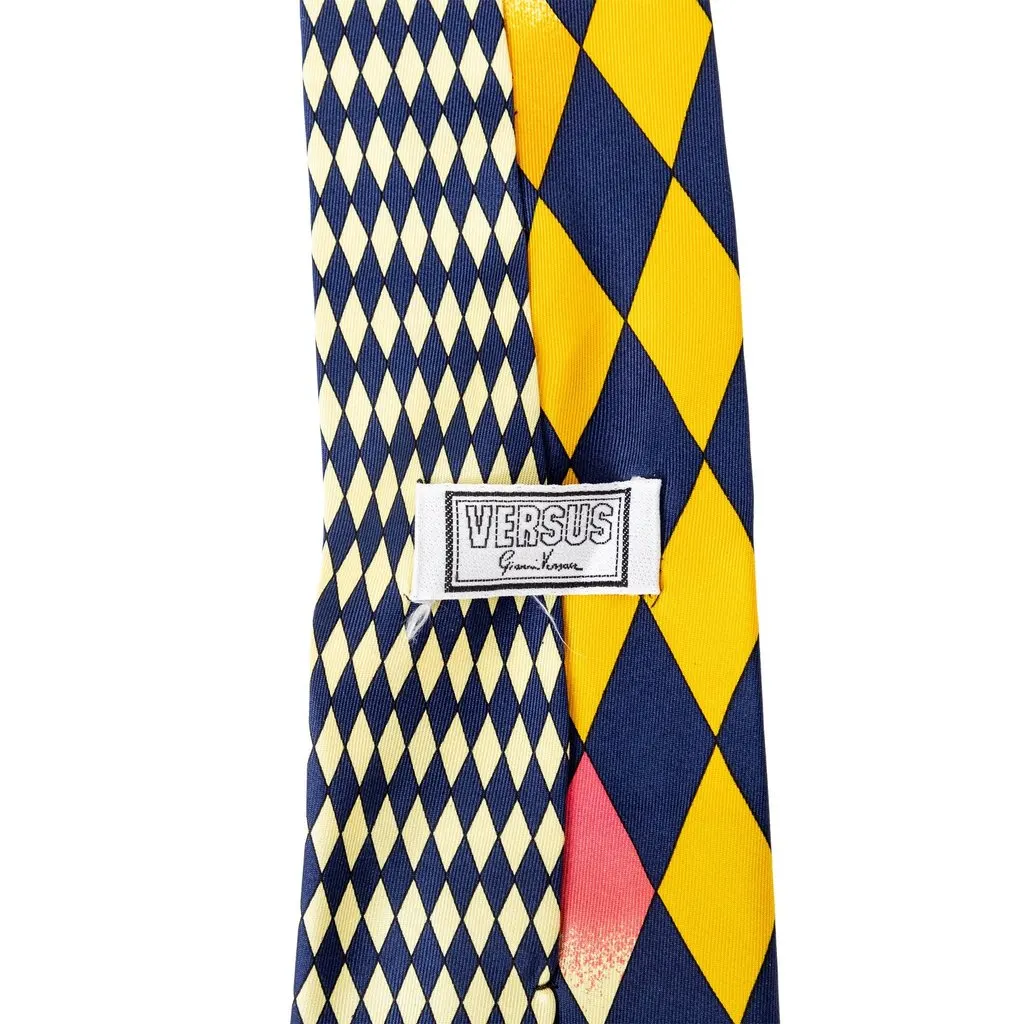Versace Gianni Versace Versus Printed Tie - '90s Red Silk Good - Box View