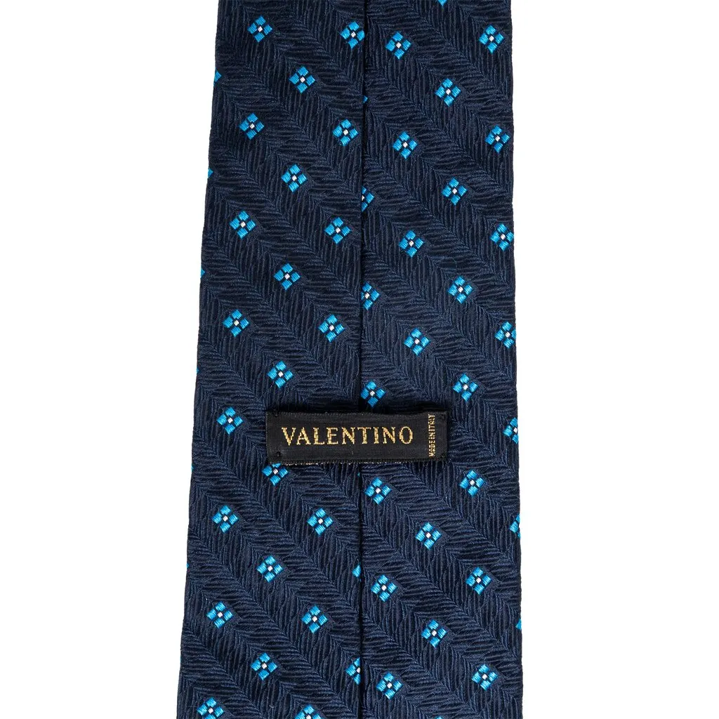 Valentino Set of Ties - '10s Beige Silk Good - Box View