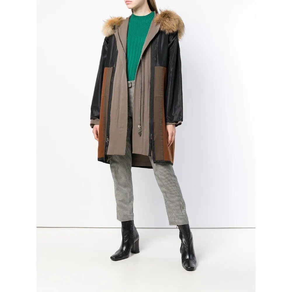 Jean Paul Gaultier Color Block Jacket - '90s Black Cotton Good - Back View