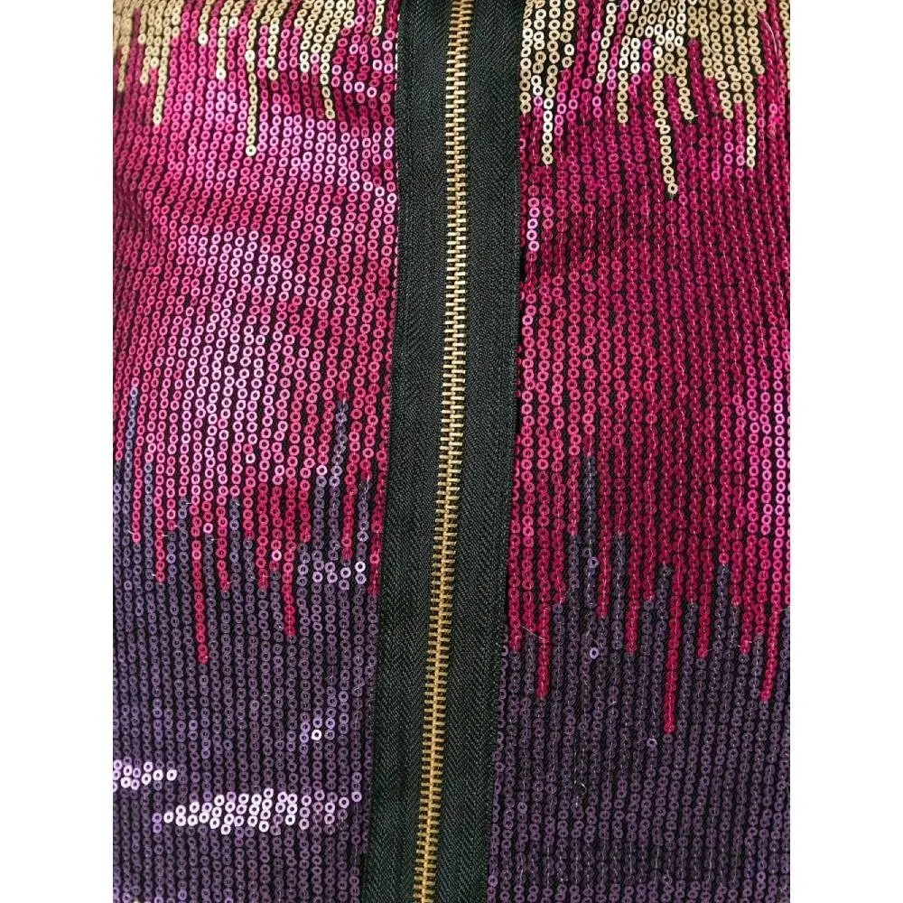 Versace Multicolor Strapless Sequined Mini Dress - '90s Red Good - Box View