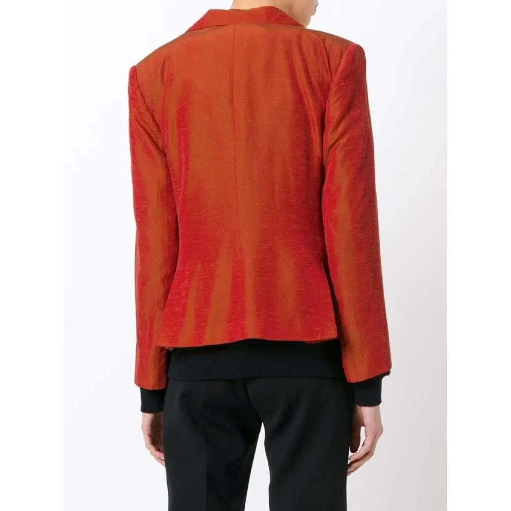 Romeo Gigli Fitted Blazer - '90s Red Good - Inside View