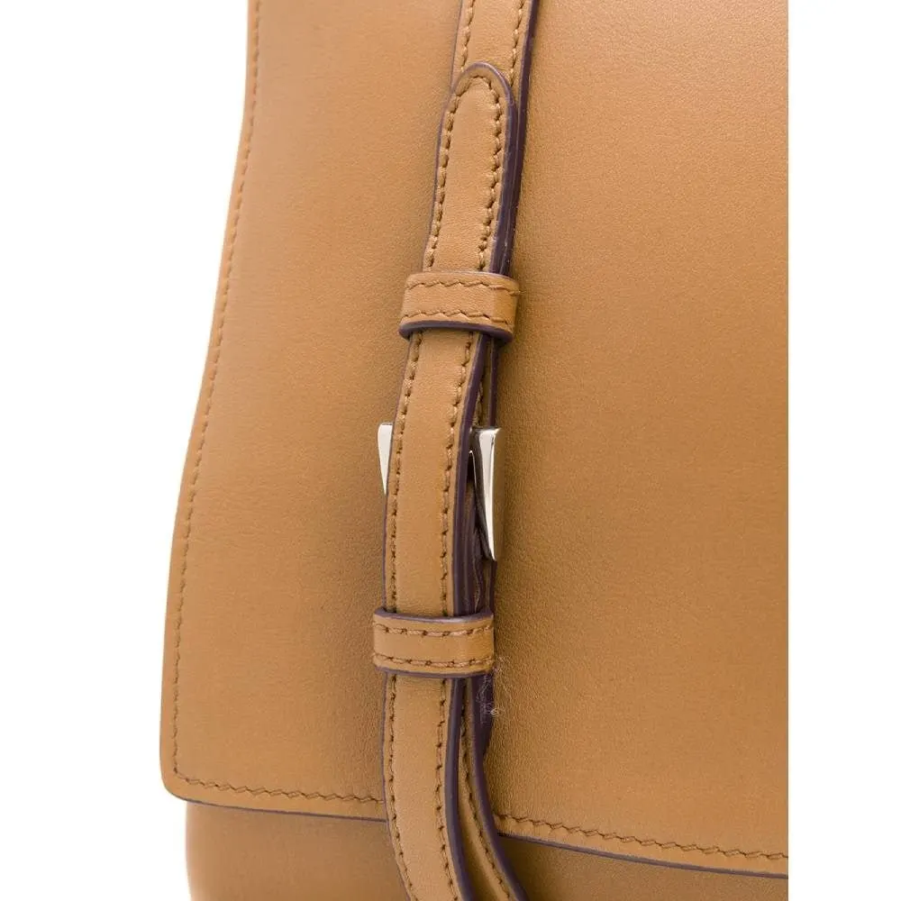 Prada Beige and Purple Leather Shoulder Bag - 2000s Beige Leather Good - Box View