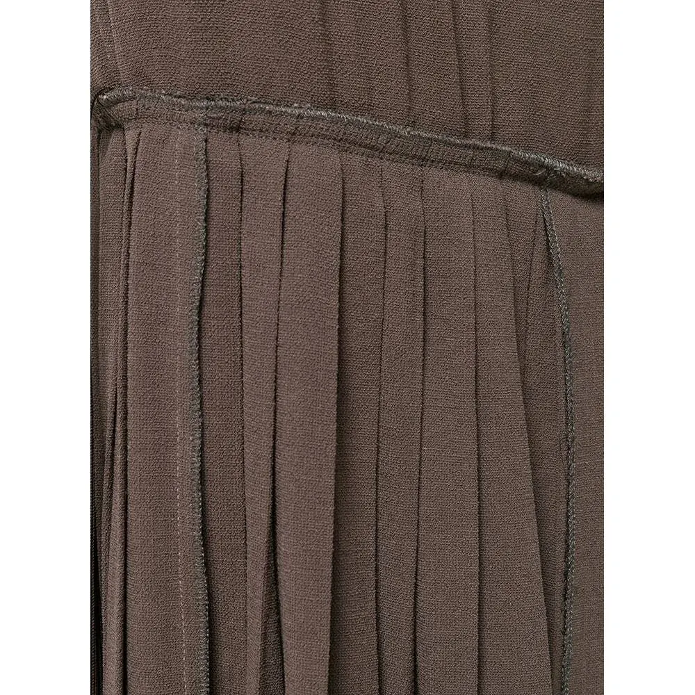 Romeo Gigli Brown Strapless Dress - '90s Brown Good - Box View