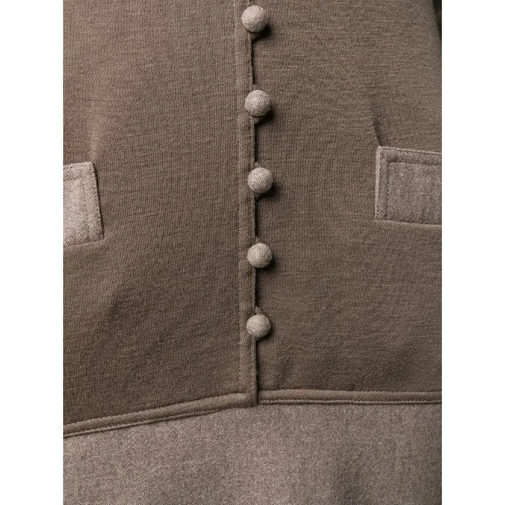 Unsigned Wool Dress - '90s Brown Wool Good - Box View
