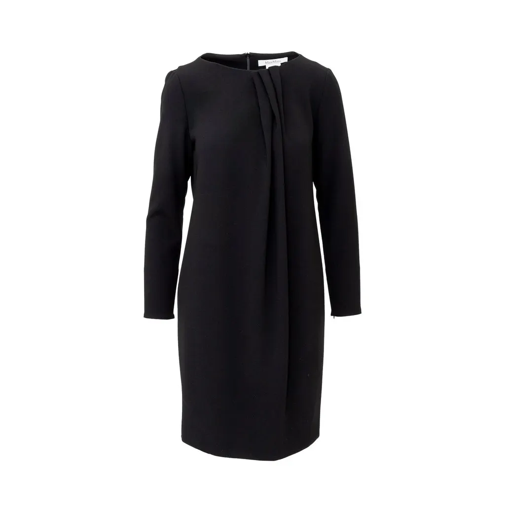 Max Mara Midi Dress - '10s Black Good - Front View
