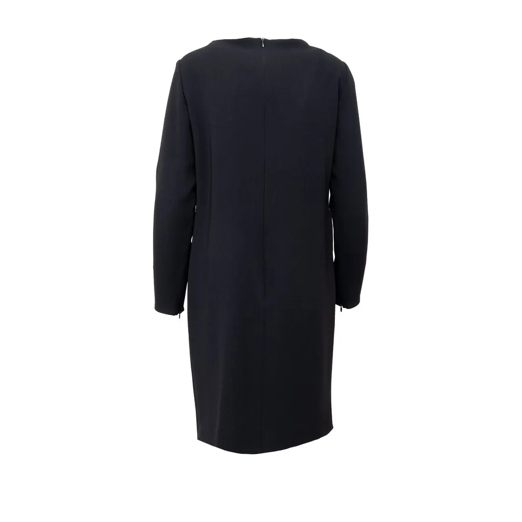 Max Mara Midi Dress - '10s Black Good - Back View