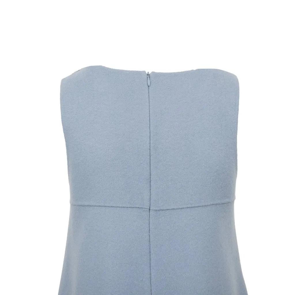 Max Mara Wool Dress - '10s Red Wool Good - Model View