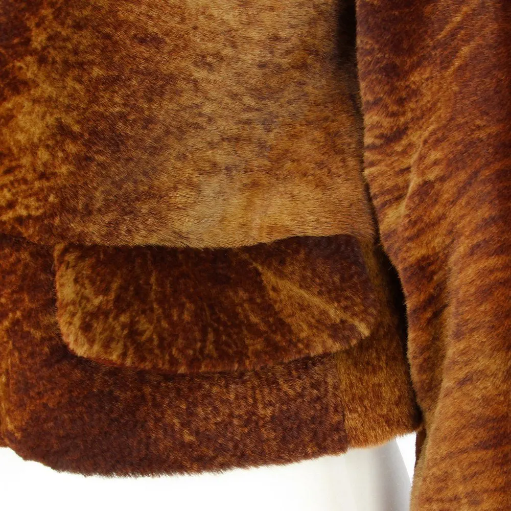 Marni Brown Fur Jacket - 2000s Brown Good - Model View