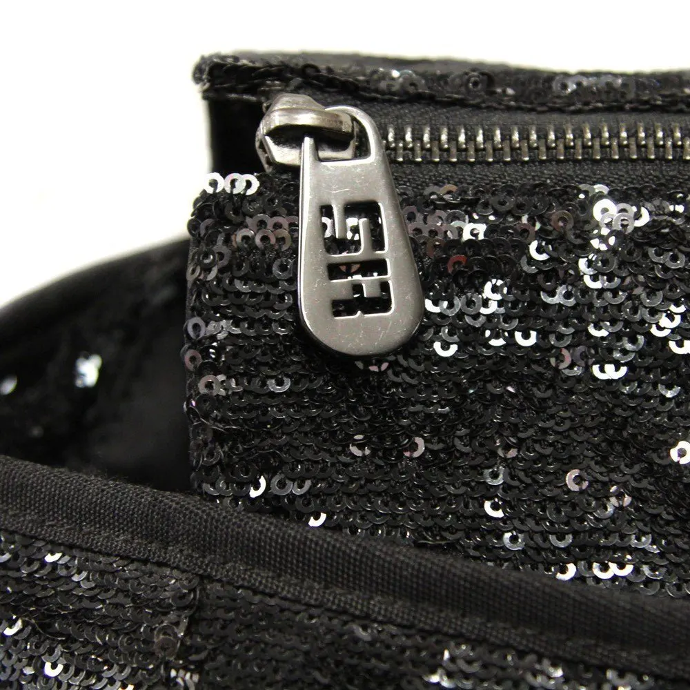 Sonia Rykiel Black and Gold Sequined Tote - 2000s Black Good - Box View