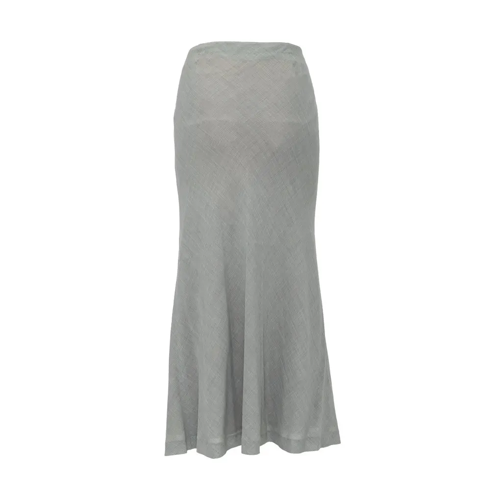 Alberta Ferretti Top and Skirt Set - '10s Grey Wool Good - Box View
