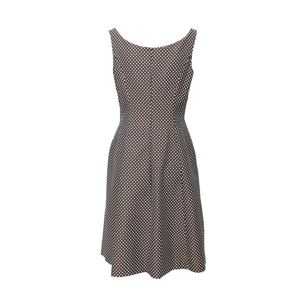 Moschino Checkered Dress and Jacket Set - '10s Red Good - Model View