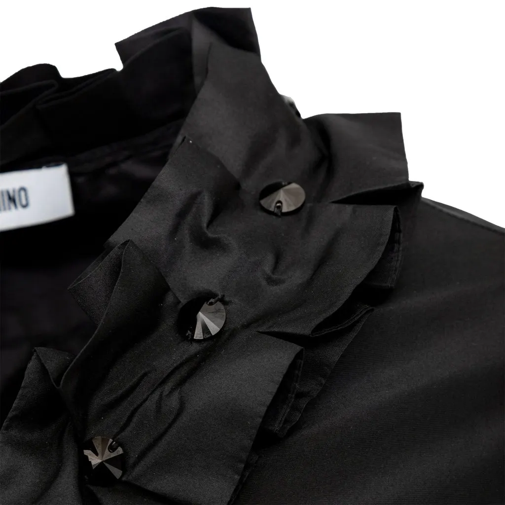 Moschino Silk Shirt - '10s Black Silk Good - Box View