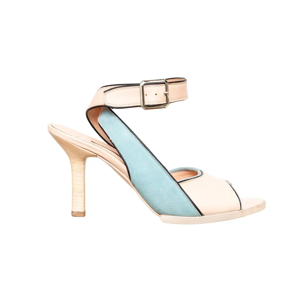 Narciso Rodriguez Colorblock Heels - '10s Beige Good - Front View