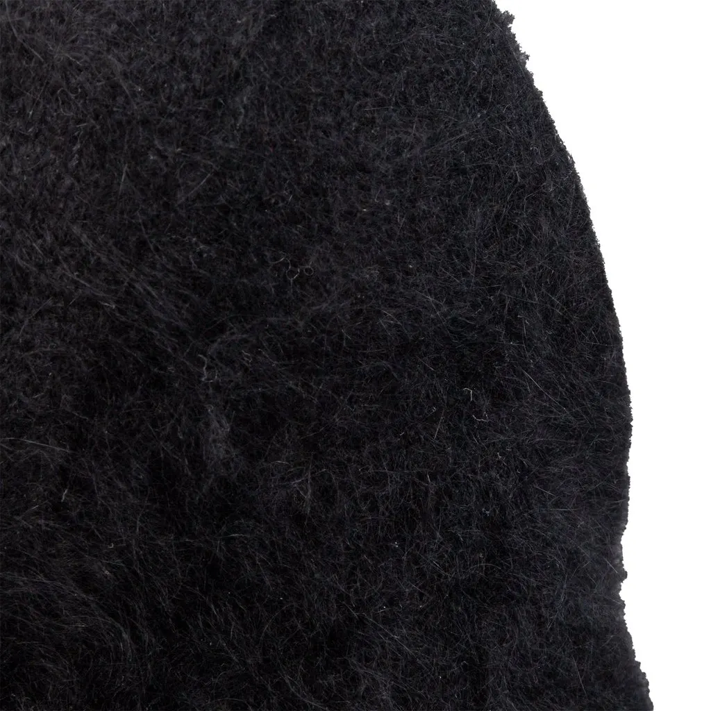 Roberto Cavalli Short Wool Top - '10s Black Wool Good - Model View