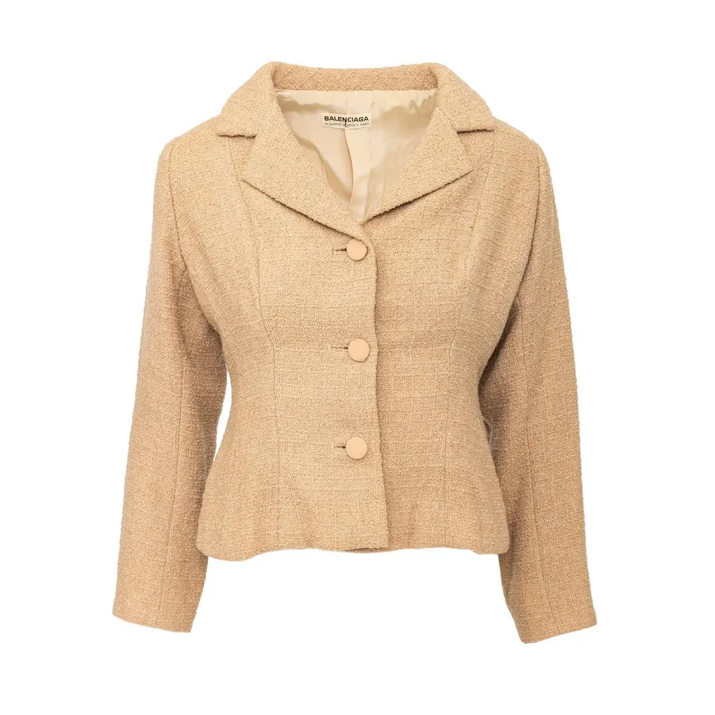 Balenciaga Vintage Blazer - '50s Red Good - Front View