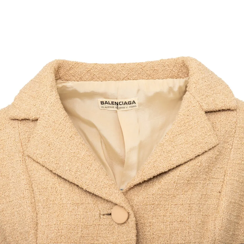 Balenciaga Vintage Blazer - '50s Red Good - Model View