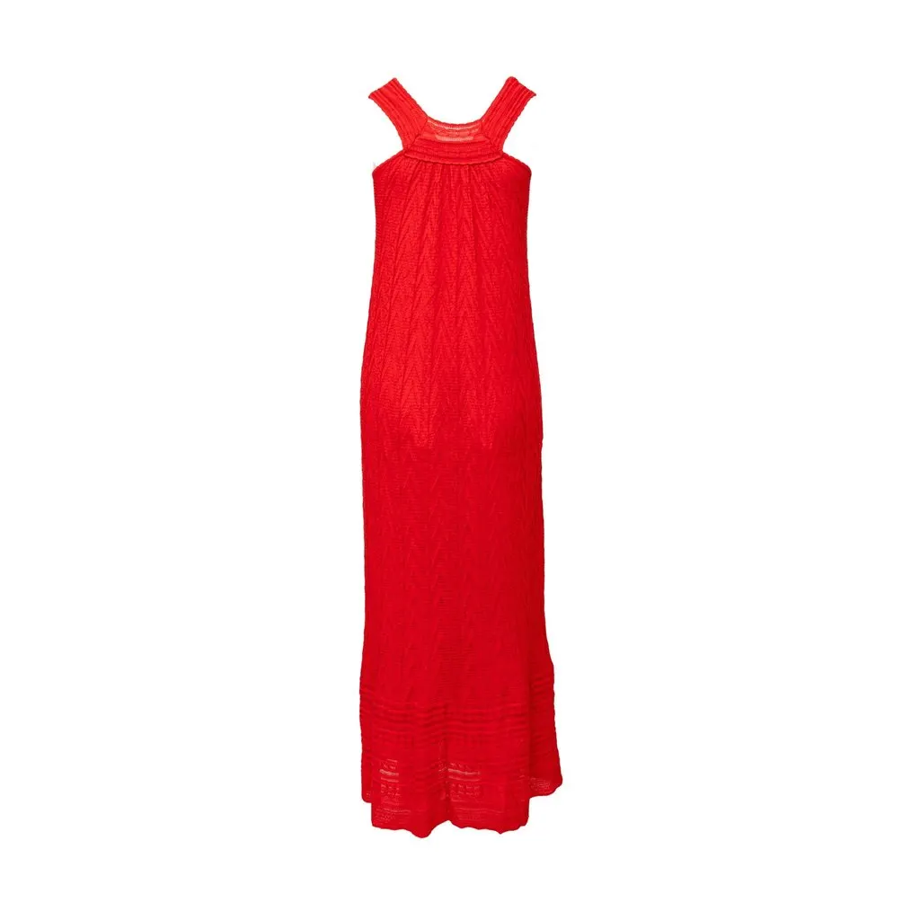 Missoni M Missoni Maxi Dress - '10s Red Good - Back View