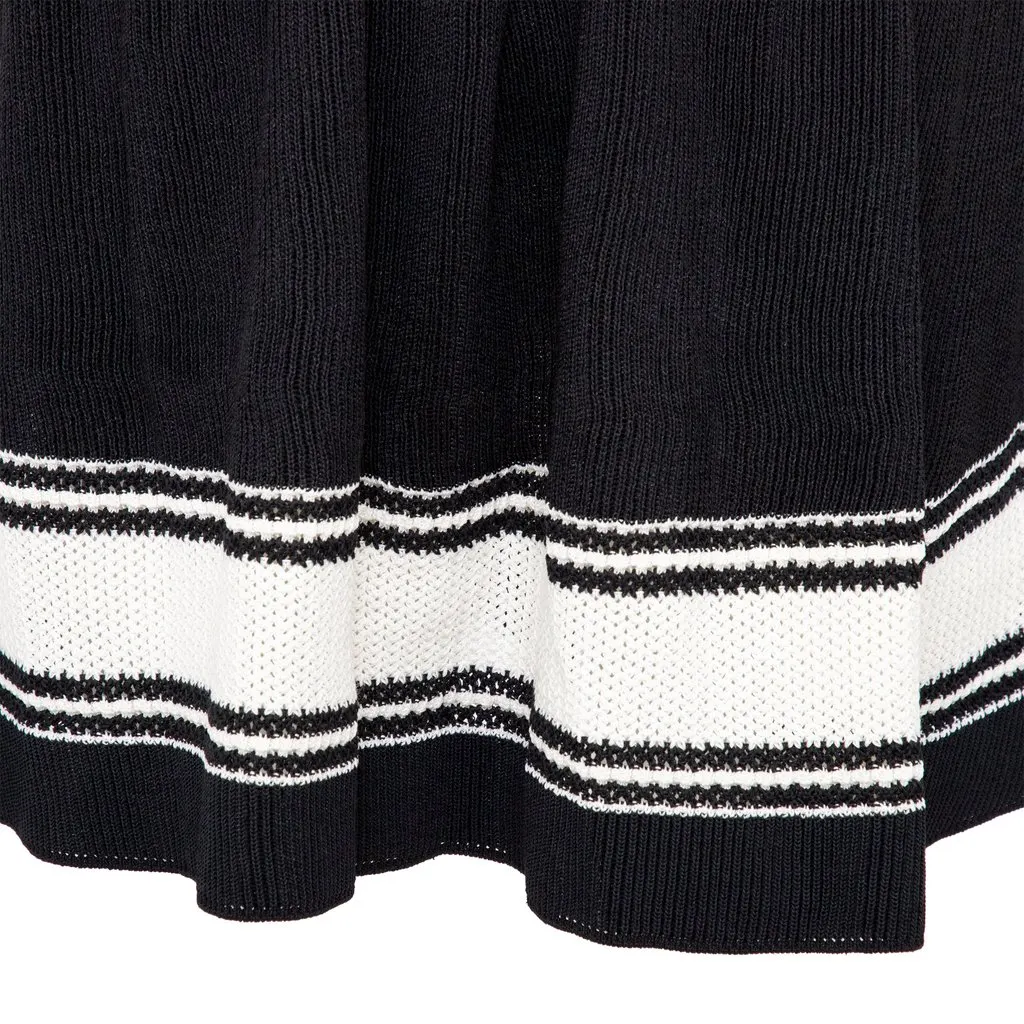 Chanel Knit Skirt - '10s White Silk Good - Box View