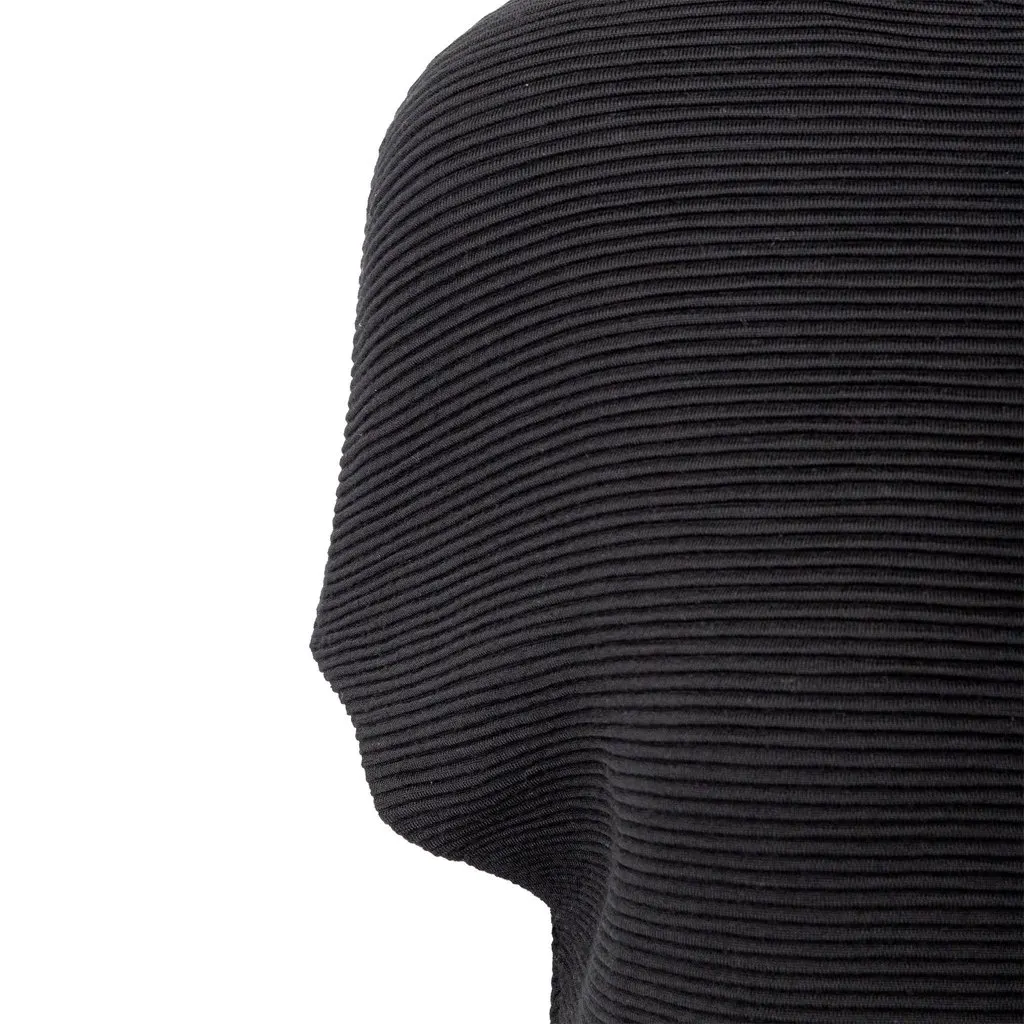 Alexander McQueen Ribbed Knit Top - '10s Black Wool Good - Box View