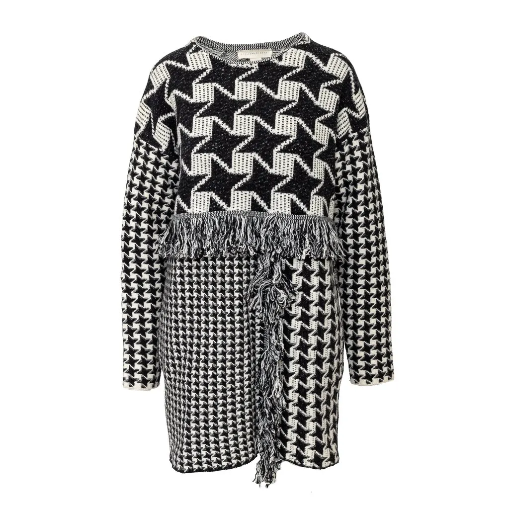 Stella McCartney Dress - '10s MultiColor Wool Good - Front View